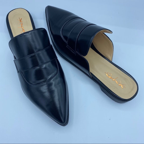 XYD Women Retro Slip On Backless Loafer  Flats - Picture 7 of 8